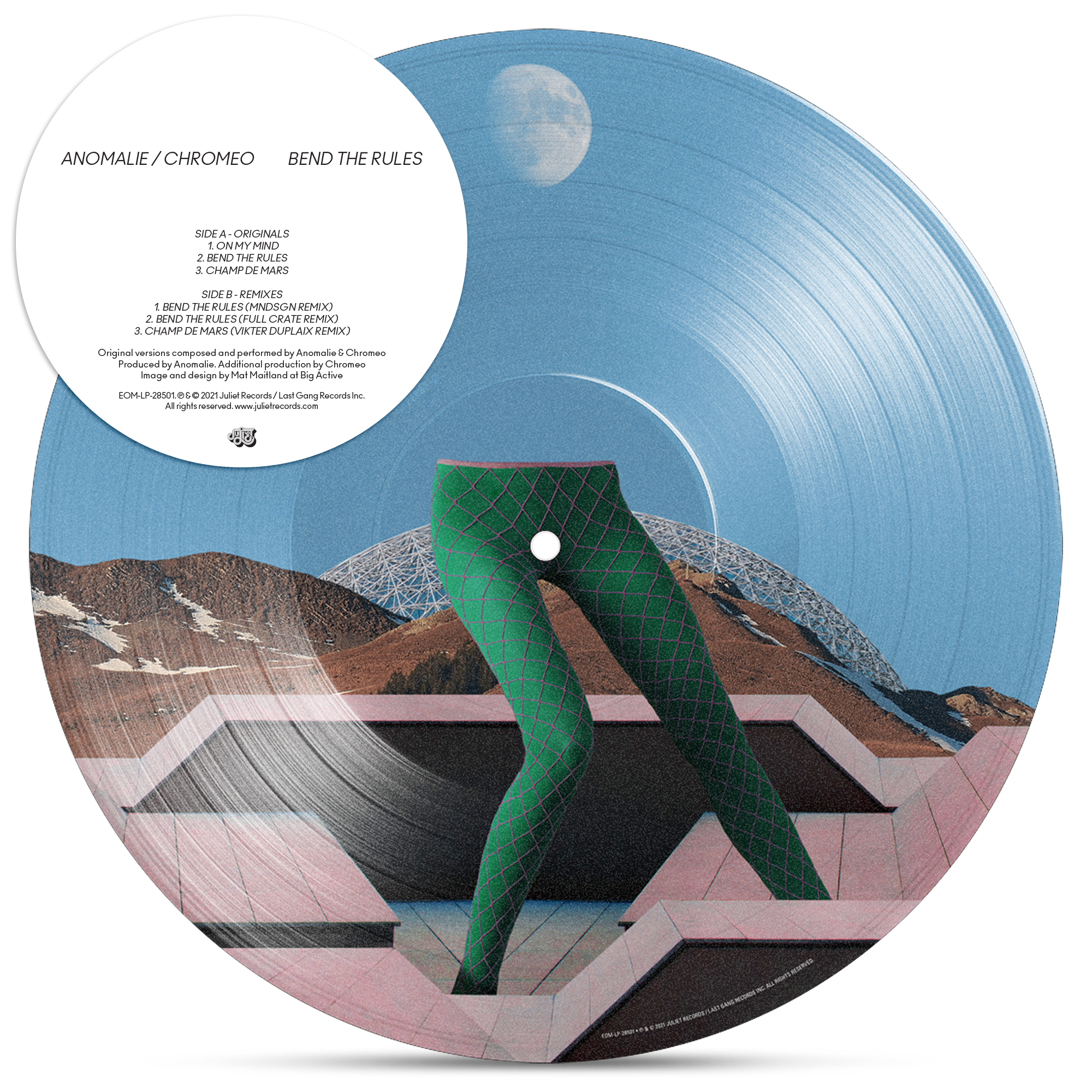 Chromeo / Anomalie - Bend The Rules Picture Disc